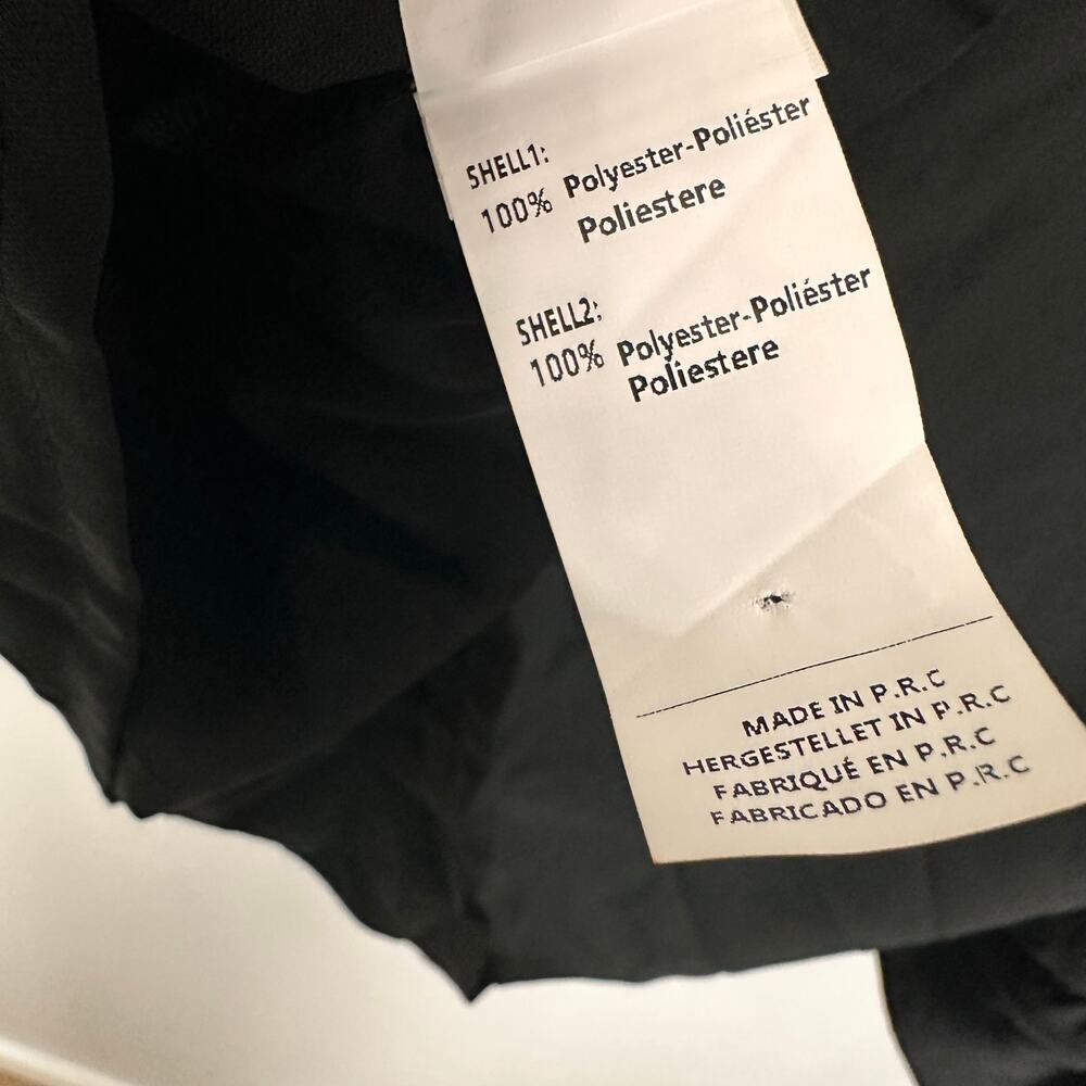 Women's Reversible Boatneck Sheer Poet Sleeve Blouse Black Size XL NWT Romantic - Picture 10 of 11